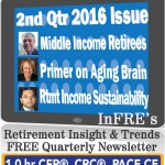 InFRE's 2016 2nd Qtr Issue of Retirement Insight and Trends