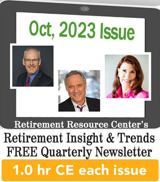 October, 2023 Issue – Retirement Resource Center’s free newsletter – 1.0 CE credit