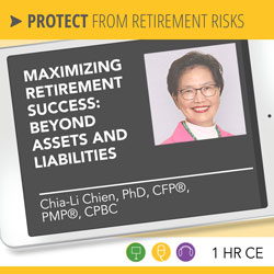 Maximizing Retirement Success: Beyond Assets and Liabilities - Chia-Li Chen
